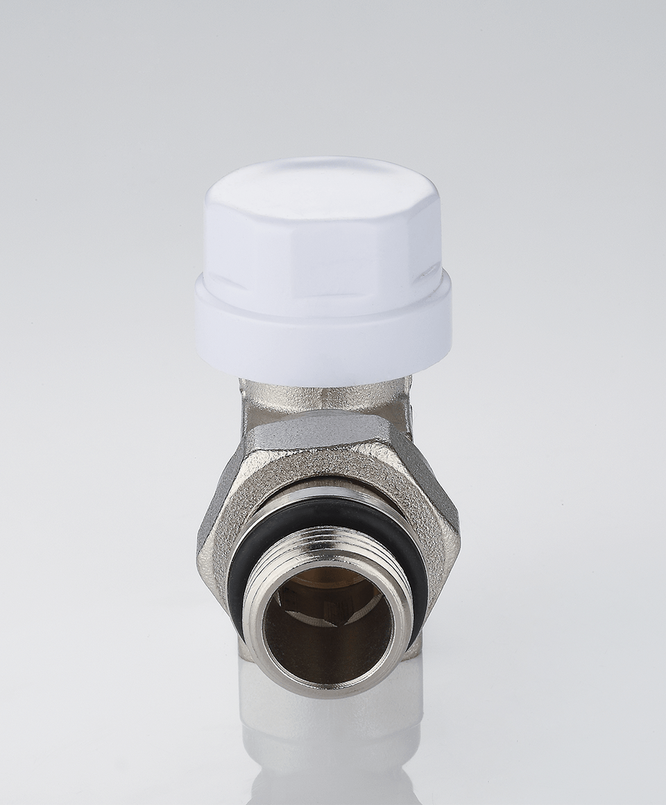 Thermostatic valve angle