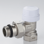 Thermostatic valve angle