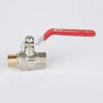 Ball valve female-male connection with lever handle