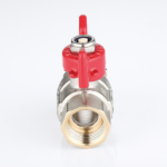 Ball valve female-female connection with T handle