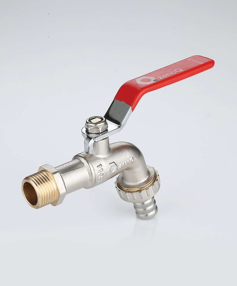 Bibcock with lever handle