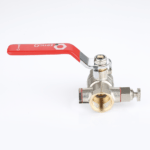 Ball valve with drain and air vent