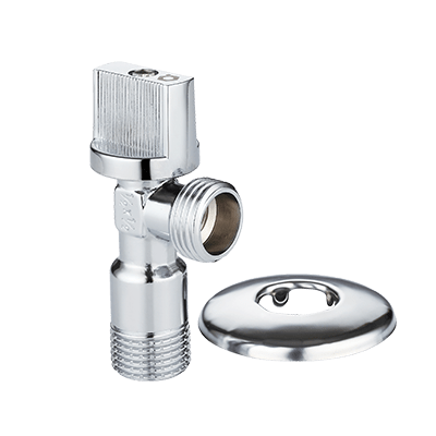 Under-sink angle ball valve