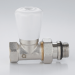 Manual radiator valve straight