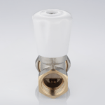 Manual radiator valve straight