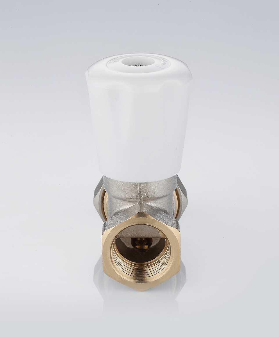 Manual radiator valve straight