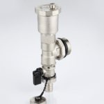 End unit with drain valve and automatic air vent valve