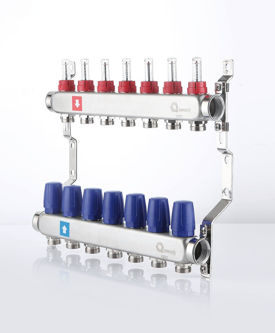 Manifold with flowmeters