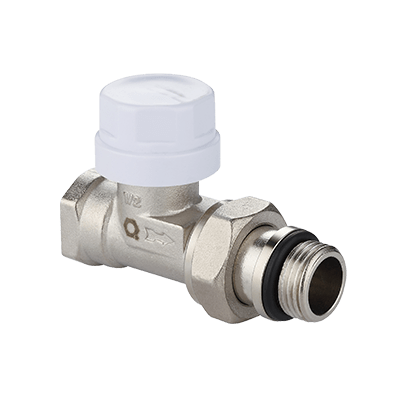 Thermostatic valve straight