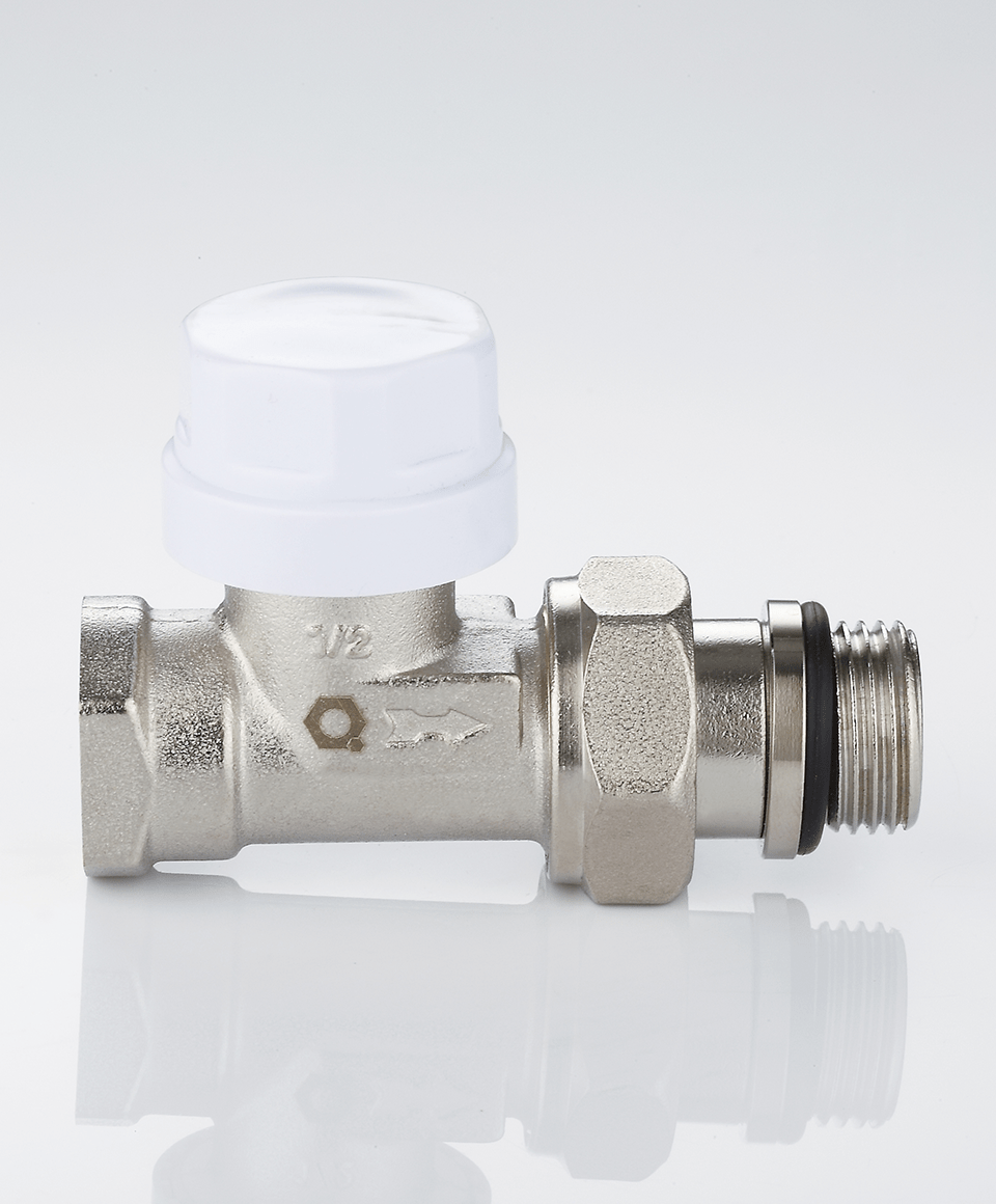 Thermostatic valve straight