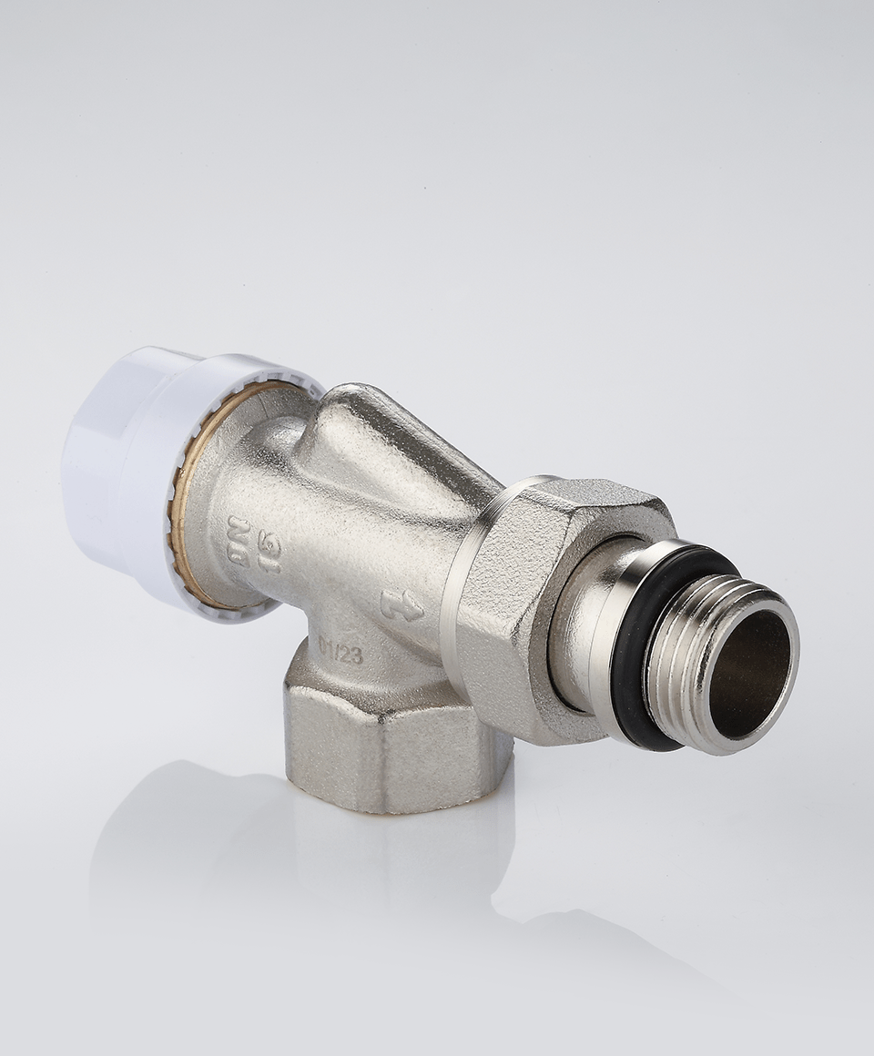 Thermostatic valve axial