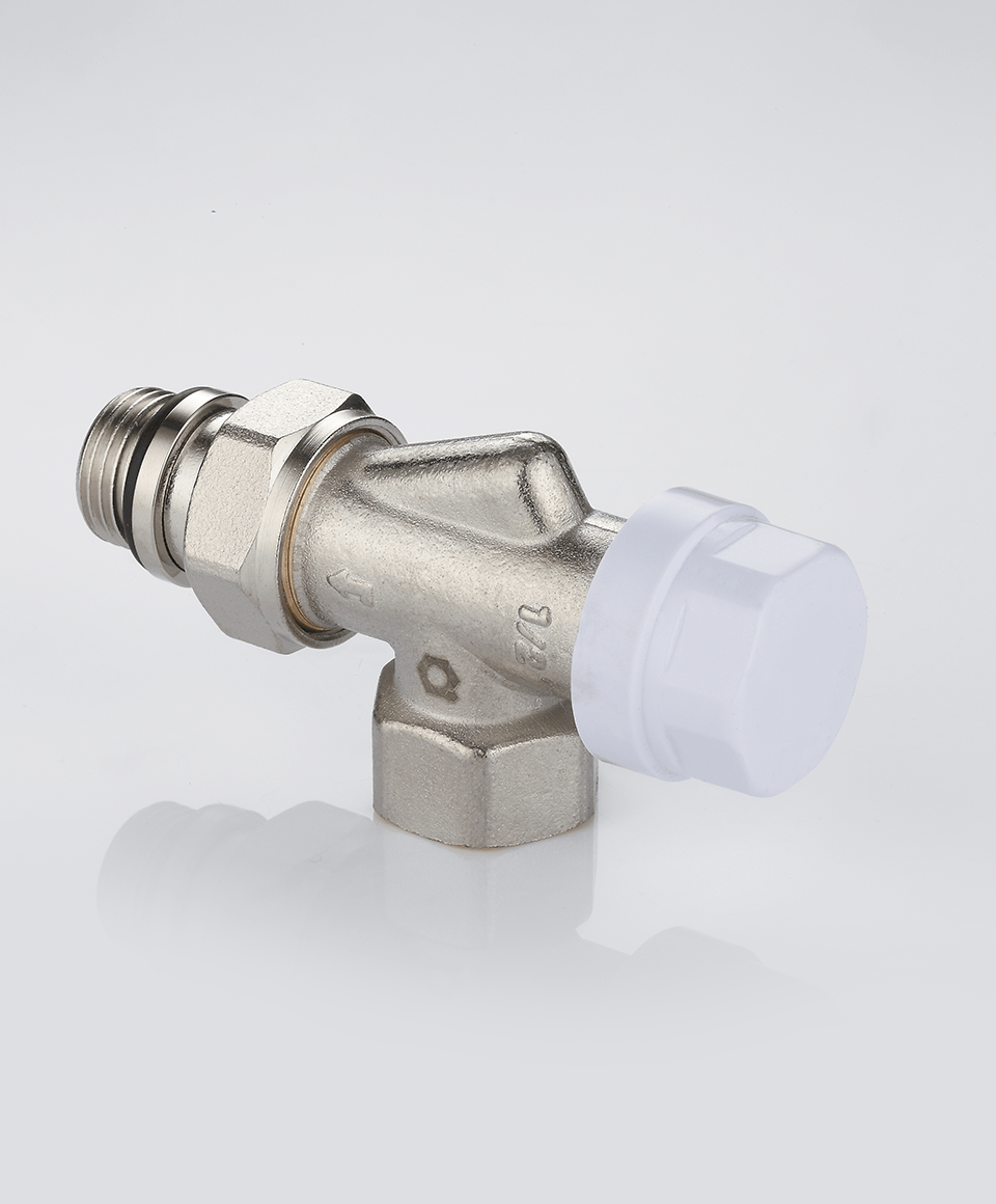Thermostatic valve axial