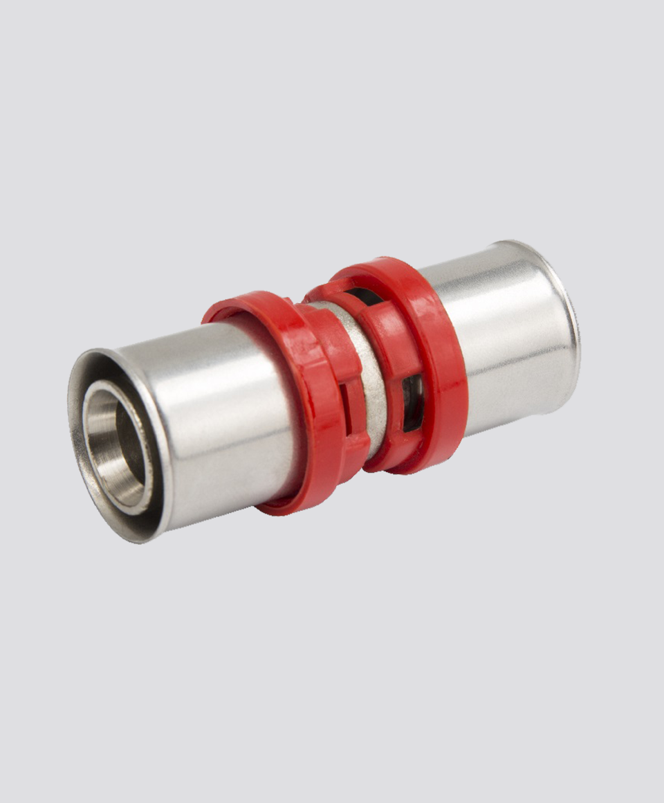 Reduced straight press fitting